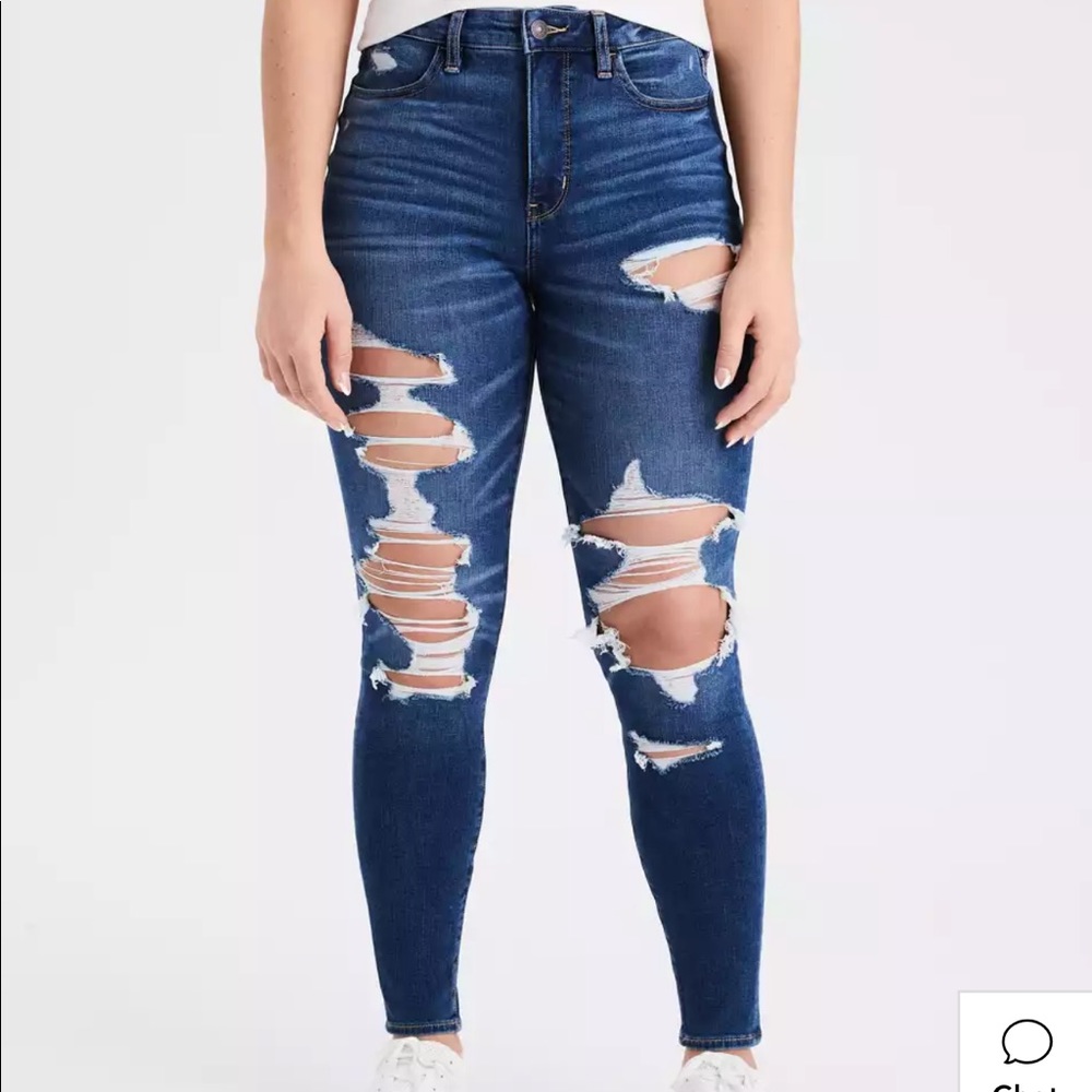 American eagle super hi-rise jegging